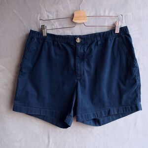 CHUBBIES Navy Blue The Armadas Stretch Short Size XL 5.5" Inseam Cotton Twill